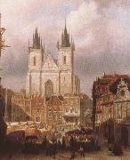 ralph vaughan willams mk the old market place in prague painting